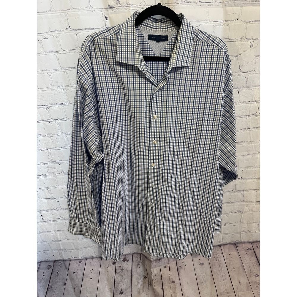 Tommy Hilfiger Classic Check Button-Down Shirt Long Sleeve Business Casual
